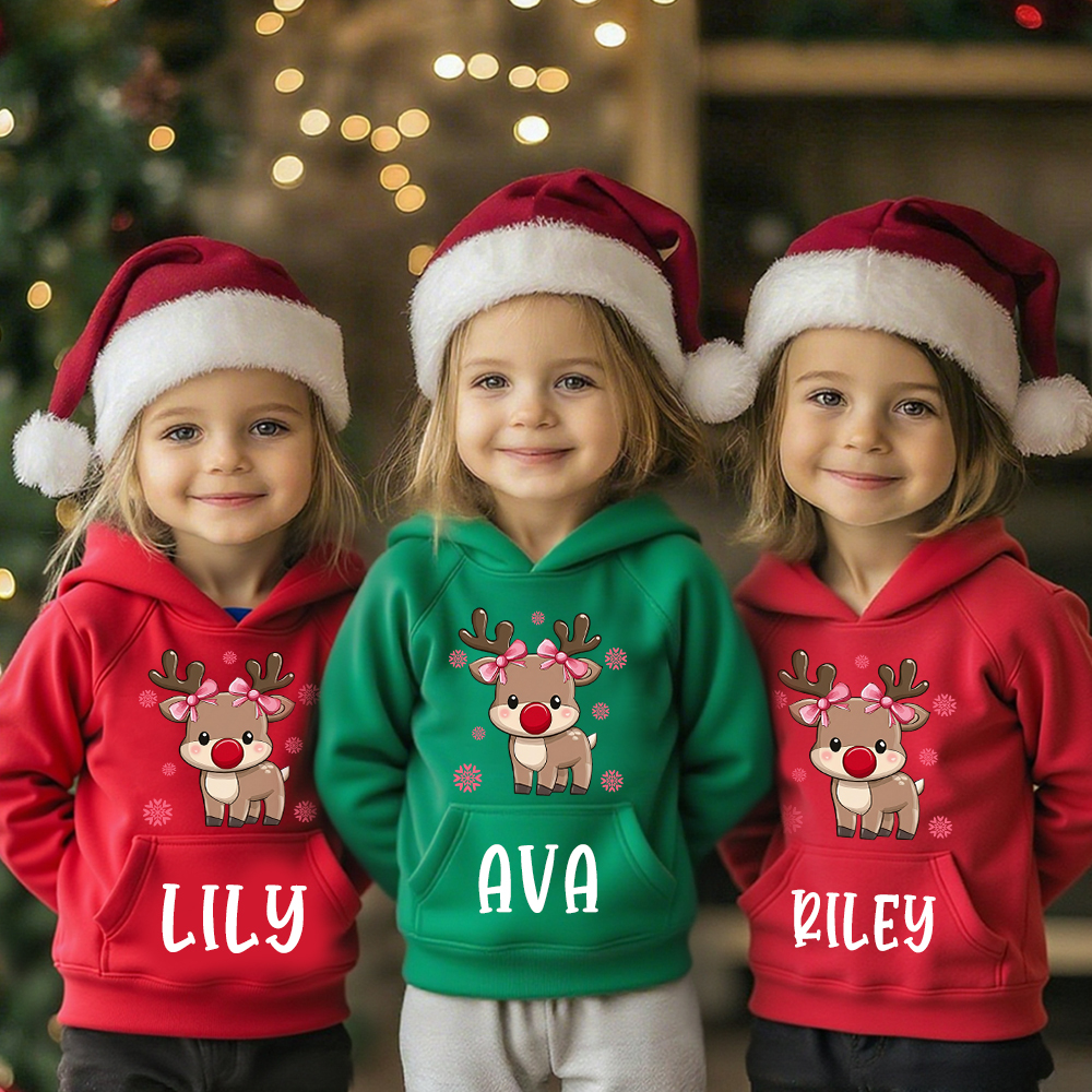 Personalized Kids Lovely Christmas Hoodie | InSweatshirt82