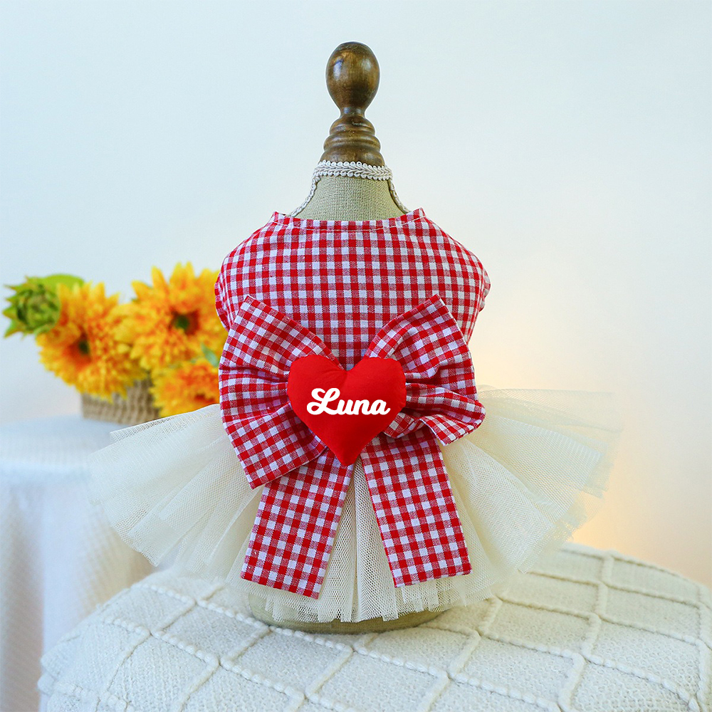 Personalized Pet Valentine's Day Dress | inCloth02