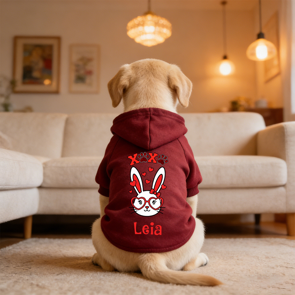 Personalized Name Easter Pet Bunny Hoodie | inCloth29