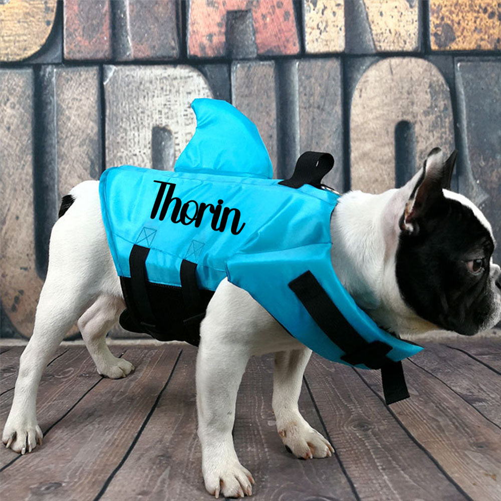 Personalized Name Pet Shark Life Jacket | inCloth56