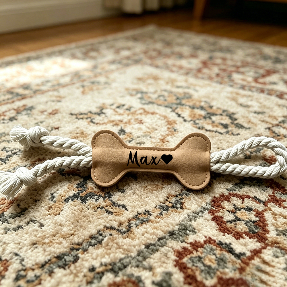 Personalized Pet Bone-Shaped Plush Toy | inToy10