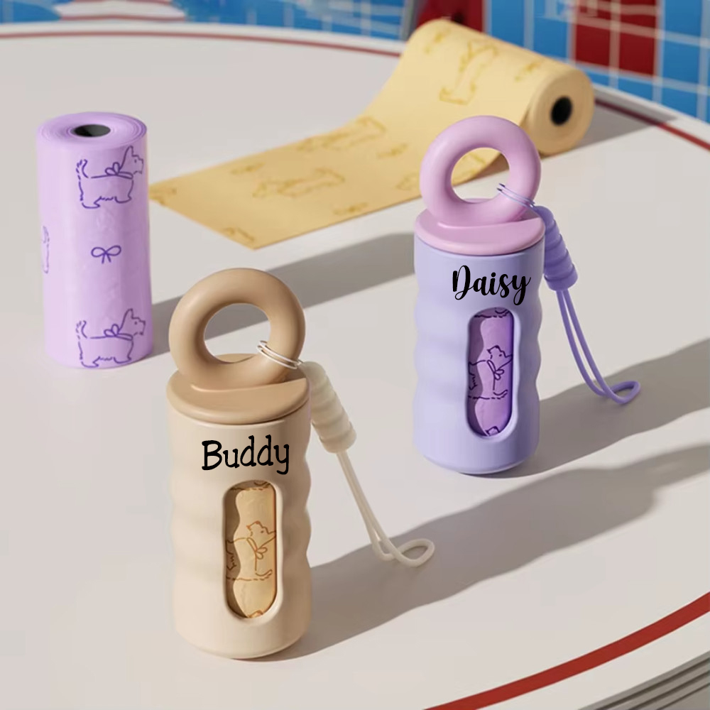 Personalized Portable Pet Poop Bag Organizer | inAccs57