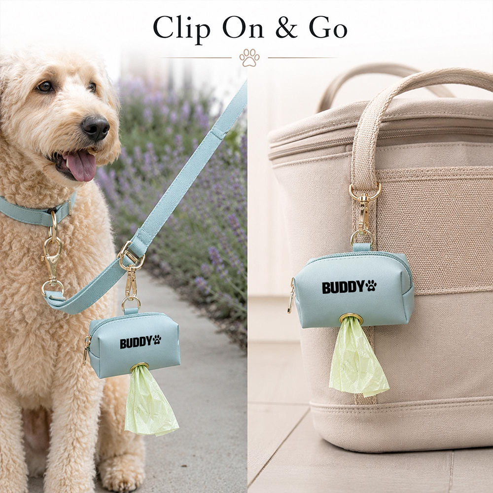 Personalized Name Pet Poop Bag Storage Bag | inAccs62