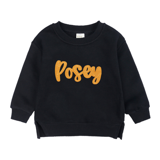 Personalized Hand-Embroidered Kid Cozy Soft Crewneck Sweatshirt | inSweatshirt03