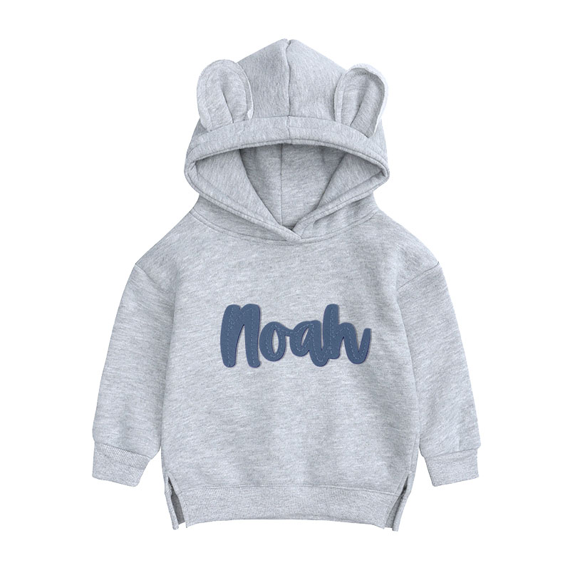 Personalized Hand-Embroidered Kid Cozy Soft Crewneck Sweatshirt | inSweatshirt06