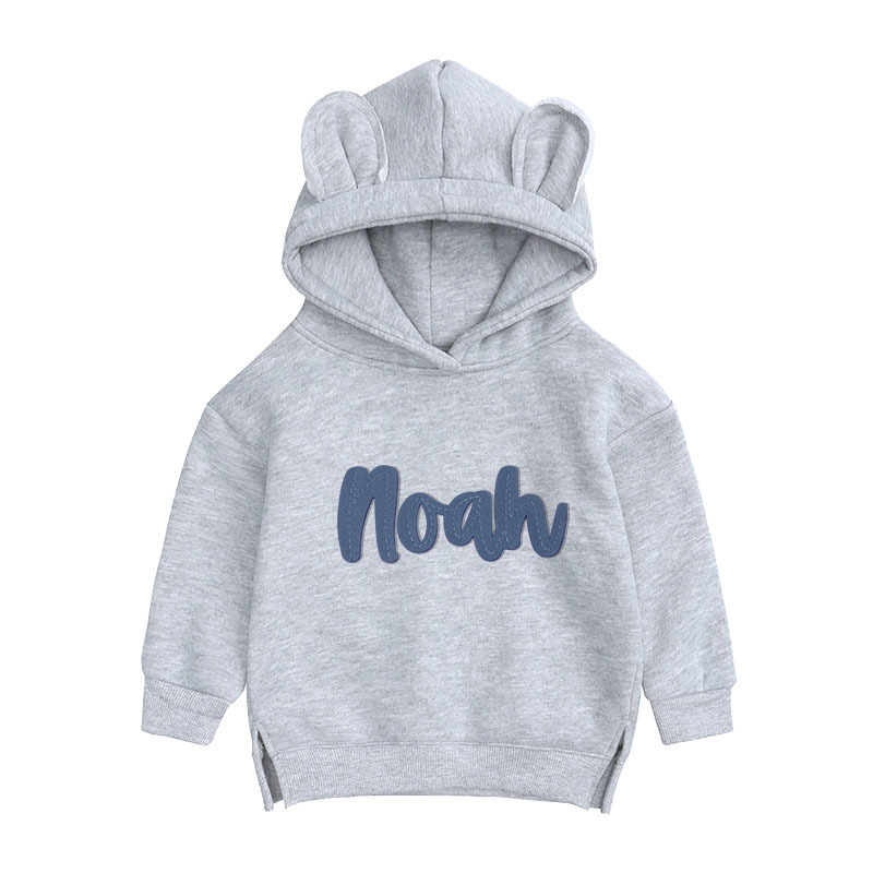 Personalized Hand-Embroidered Kid Cozy Soft Crewneck Sweatshirt | inSweatshirt06