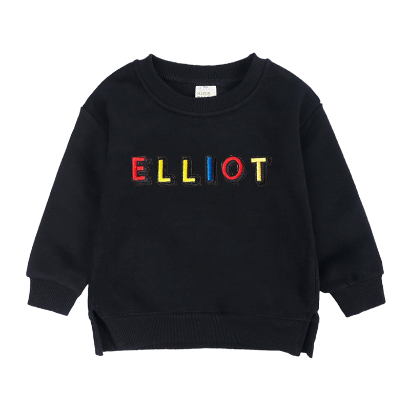 Personalized Kid Hand Patch Name Crewneck Sweatshirt | inSweatshirt14