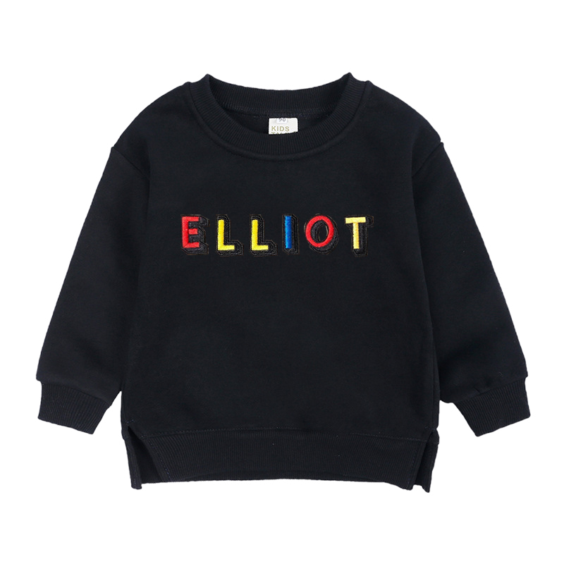 Personalized Kid Hand Patch Name Crewneck Sweatshirt | inSweatshirt14