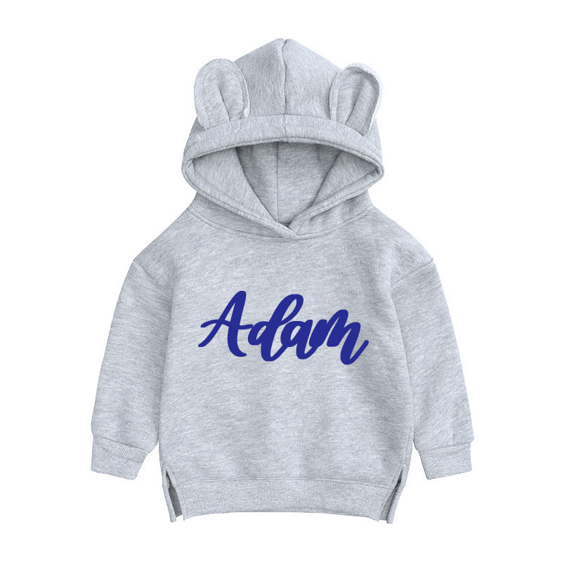 Personalized Hand-Embroidered Kid Cozy Soft Crewneck Sweatshirt | inSw