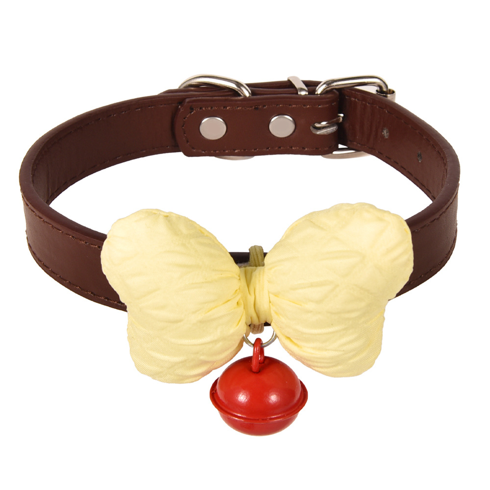 Adjustable Pet Bowknot Collar with Bell | inAccs47