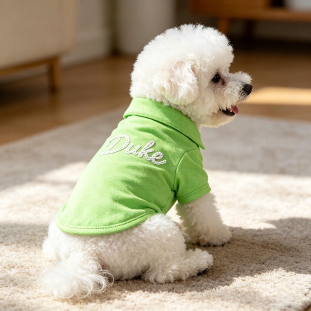 Personalized Embroidered Name Pet Polo Shirt | inCloth101