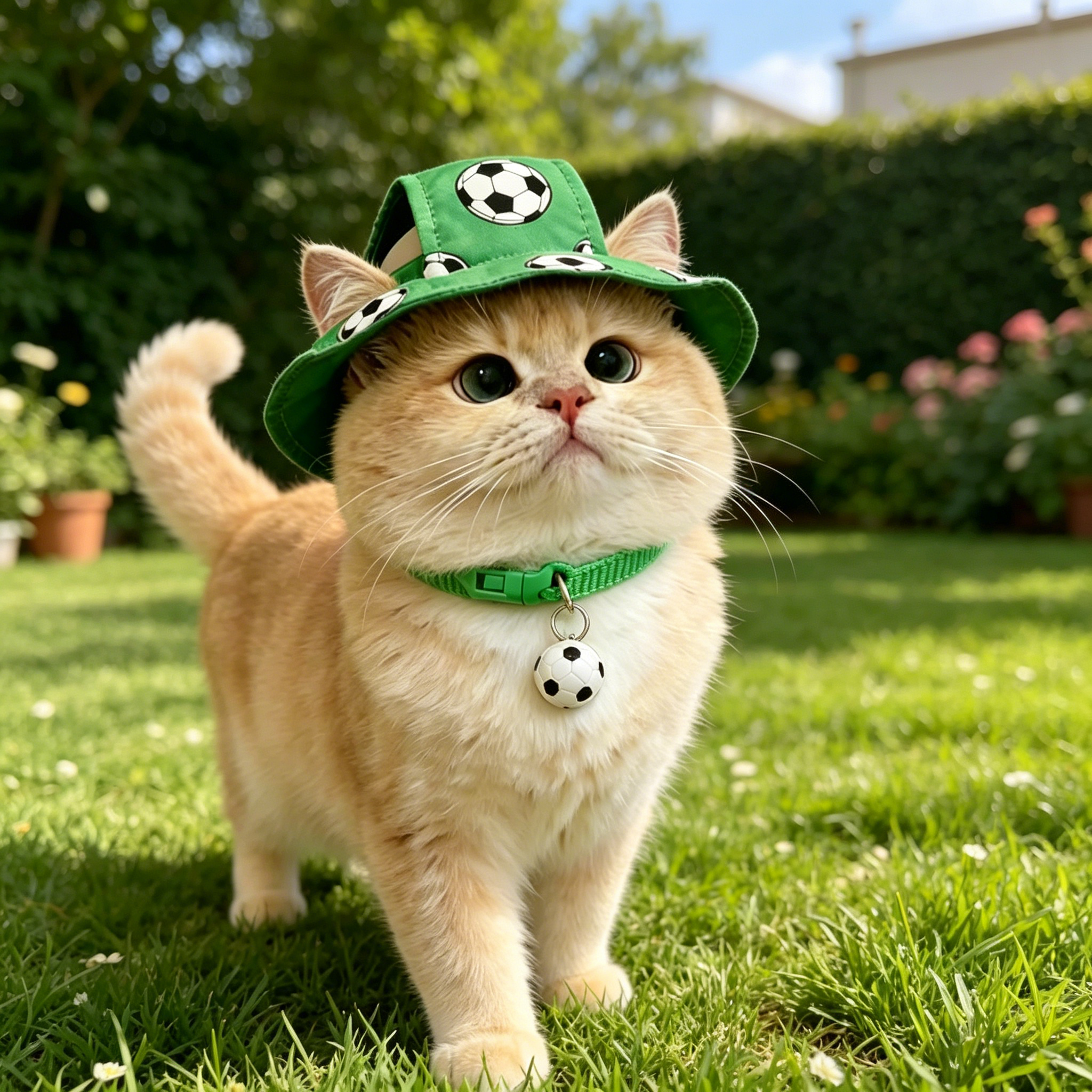 Pet Match Day Hat And Collar Set | inHat06