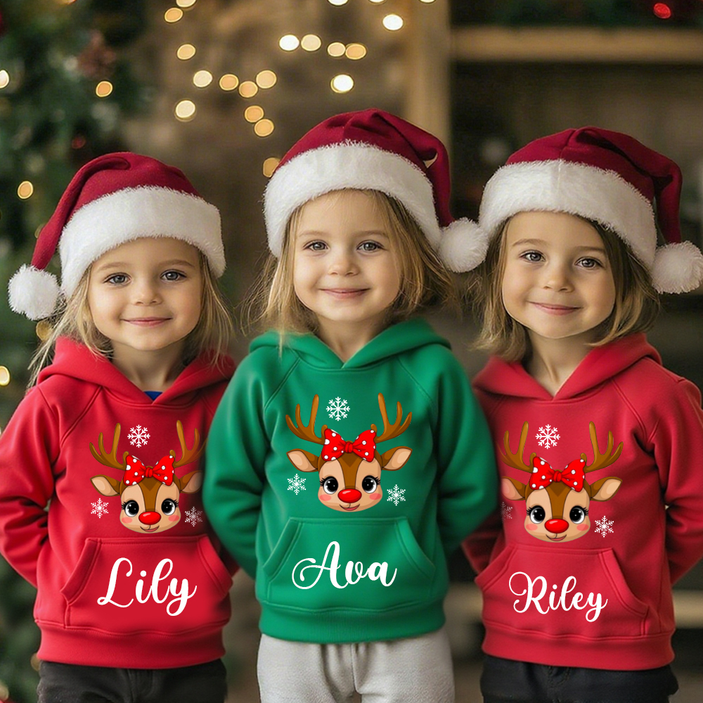 Personalized Kids Lovely Christmas Hoodie | InSweatshirt81