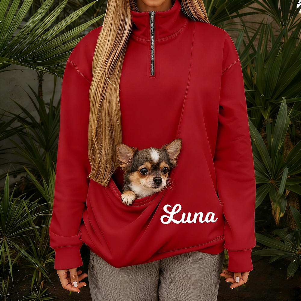 Personalized Name Cozy Pet Carrier Sweater | KKCloth332