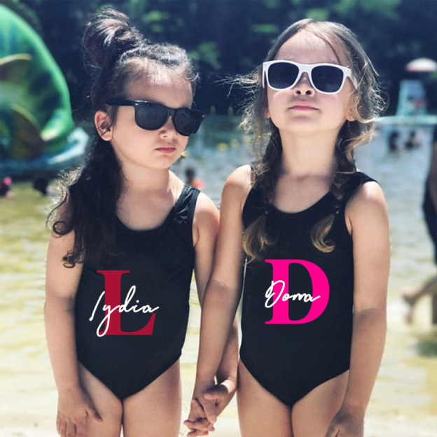 Personalized Monogrammed  Color Swimsuit for Summer | InSwin01
