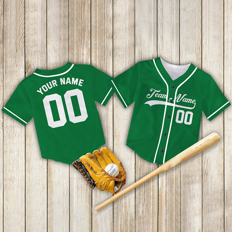 Personalized Kids Colourful Summer Baseball Jersey | inSport03