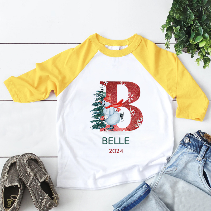 Personalized Kid Initial Cozy Soft Crewneck Sweatshirt | inSweatshirt71