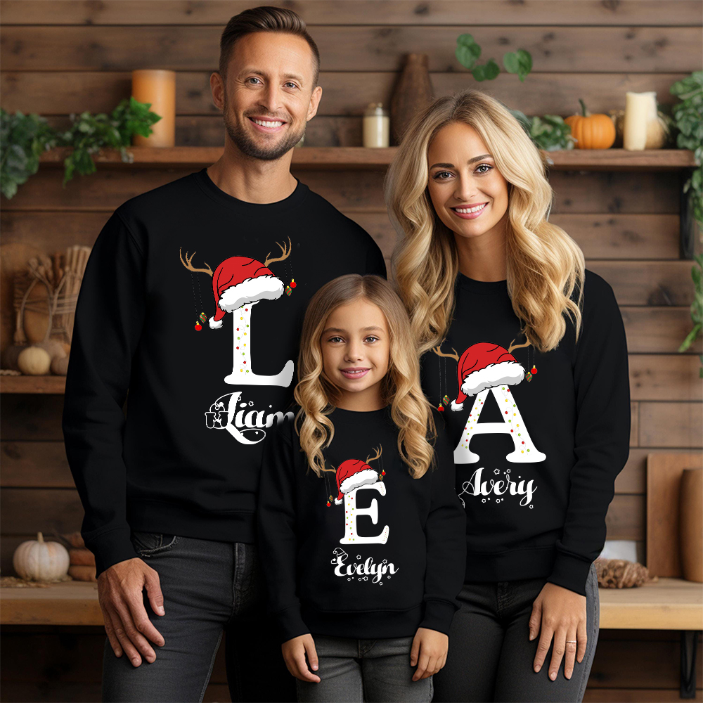 Personalized Christmas Matching Family Sweatshirt | InFamily02