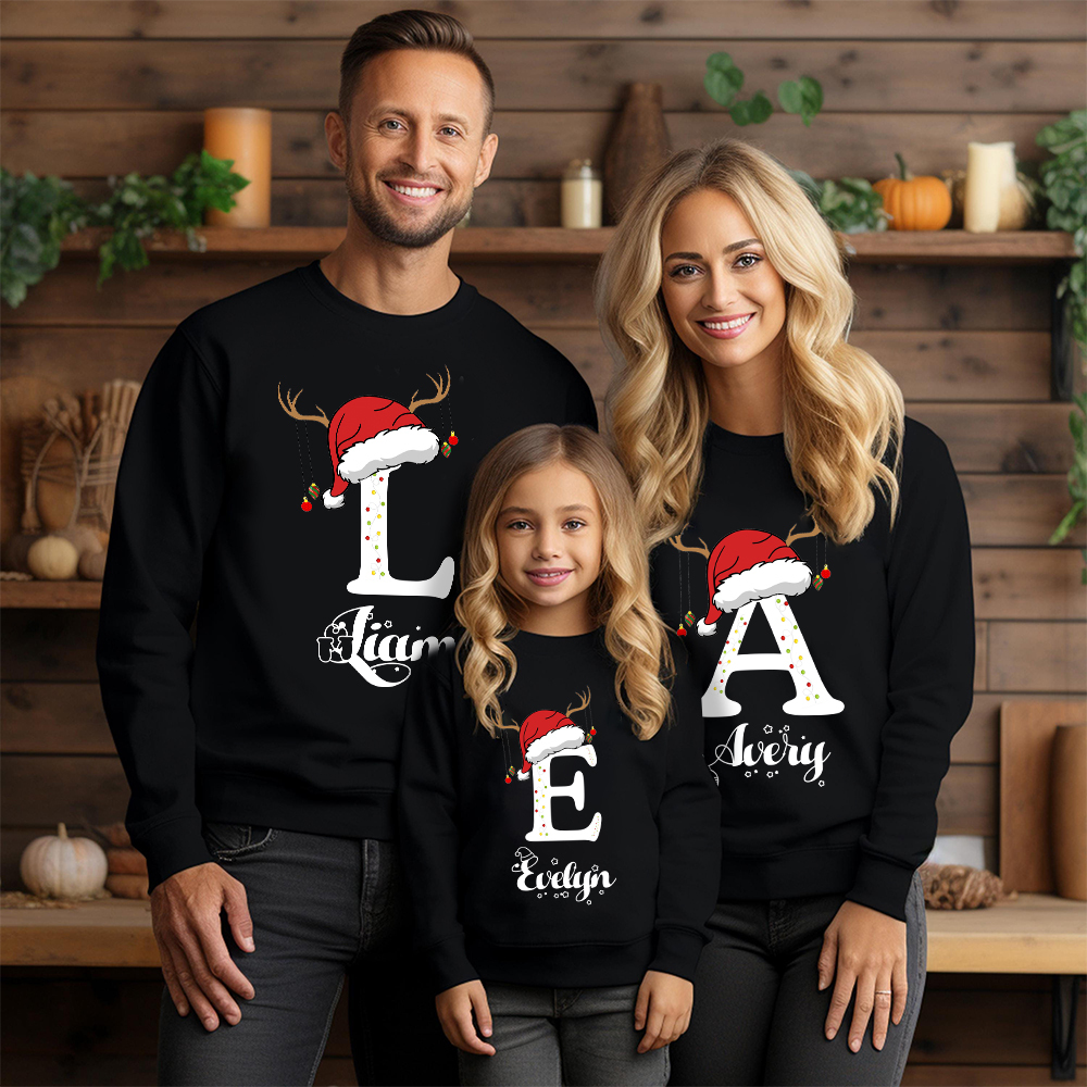 Personalized Christmas Matching Family Sweatshirt | InFamily02