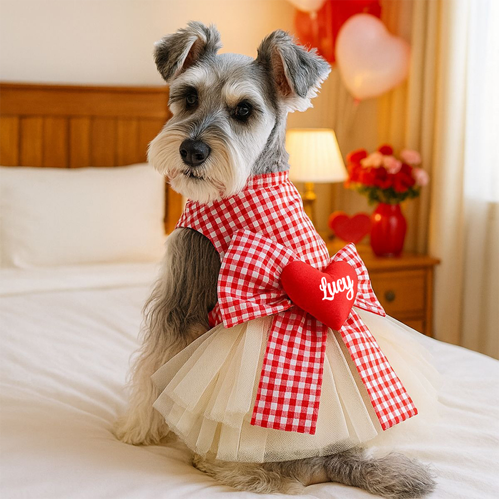 Personalized Pet Valentine's Day Dress | inCloth02