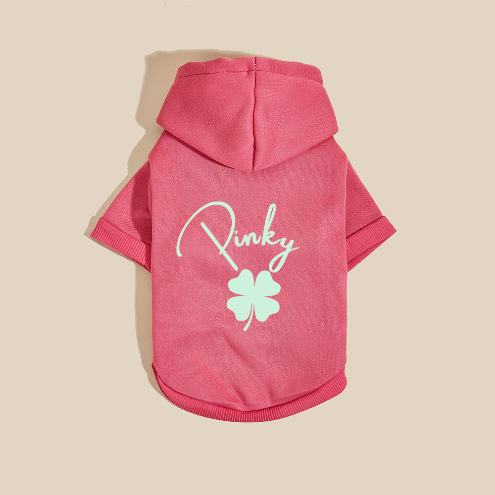 Personalized Name St. Patricks Day Pet Hoodie | inCloth04