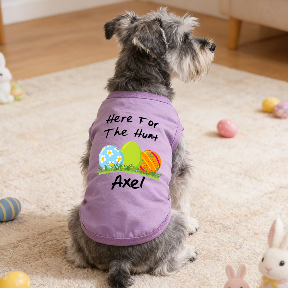 Personalized Easter egg hunt Pet Shirt | inCloth13