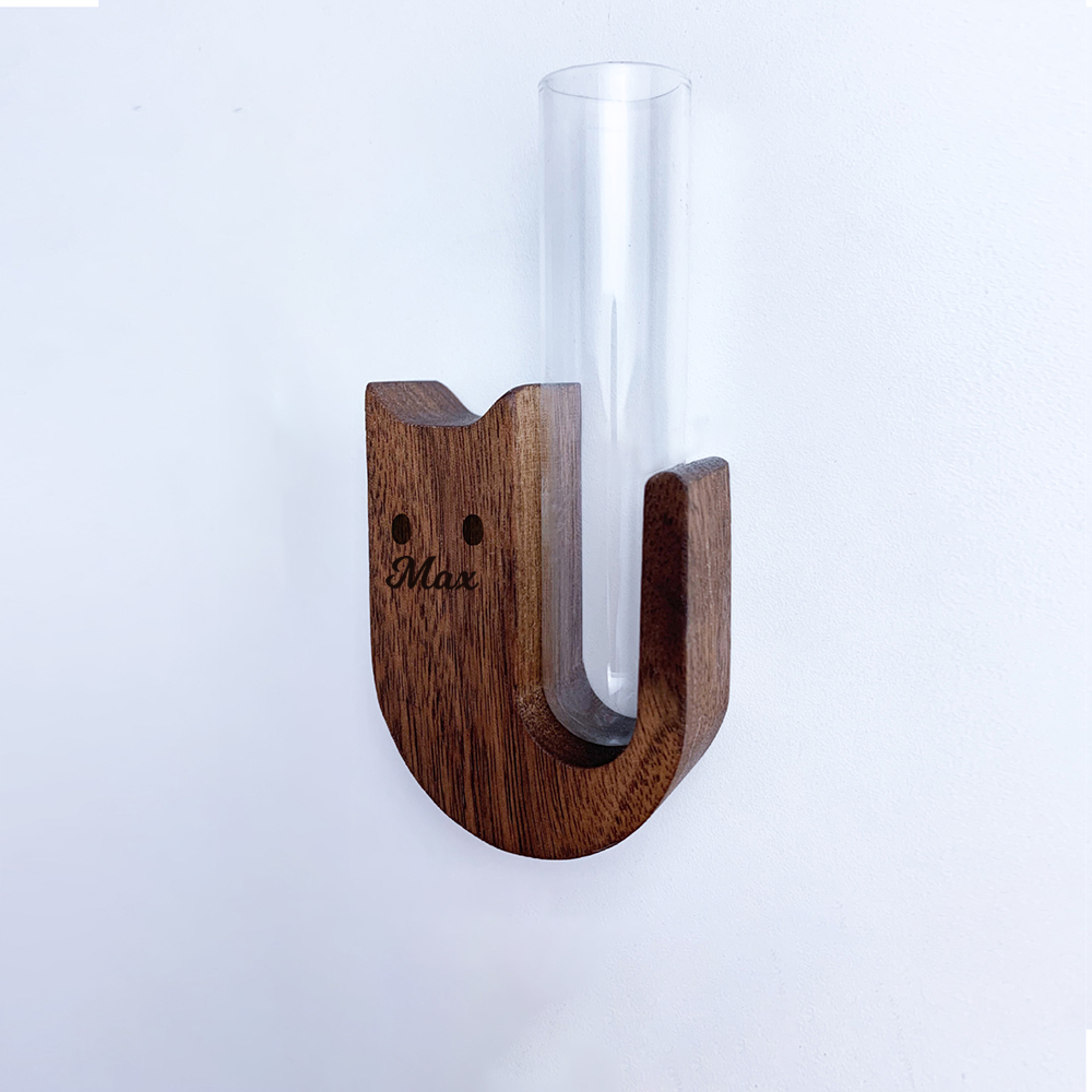 Personalized Wooden Cat Whisker Magnetic Holder | inAccs17