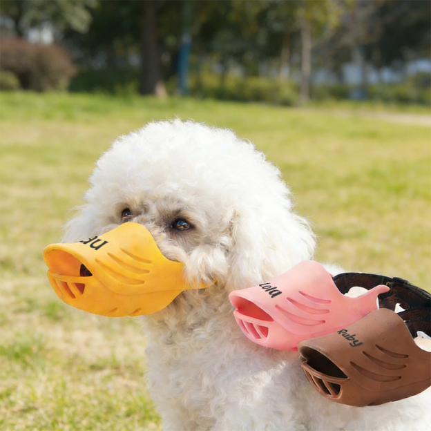 Personalized Silicone Dog Safe Anti-Biting Chewing Barking Muzzle | inAccs22