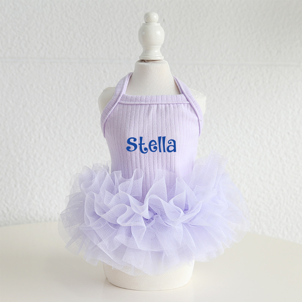 Personalized Name Pet Fluffy Tutu Dress | inCloth40