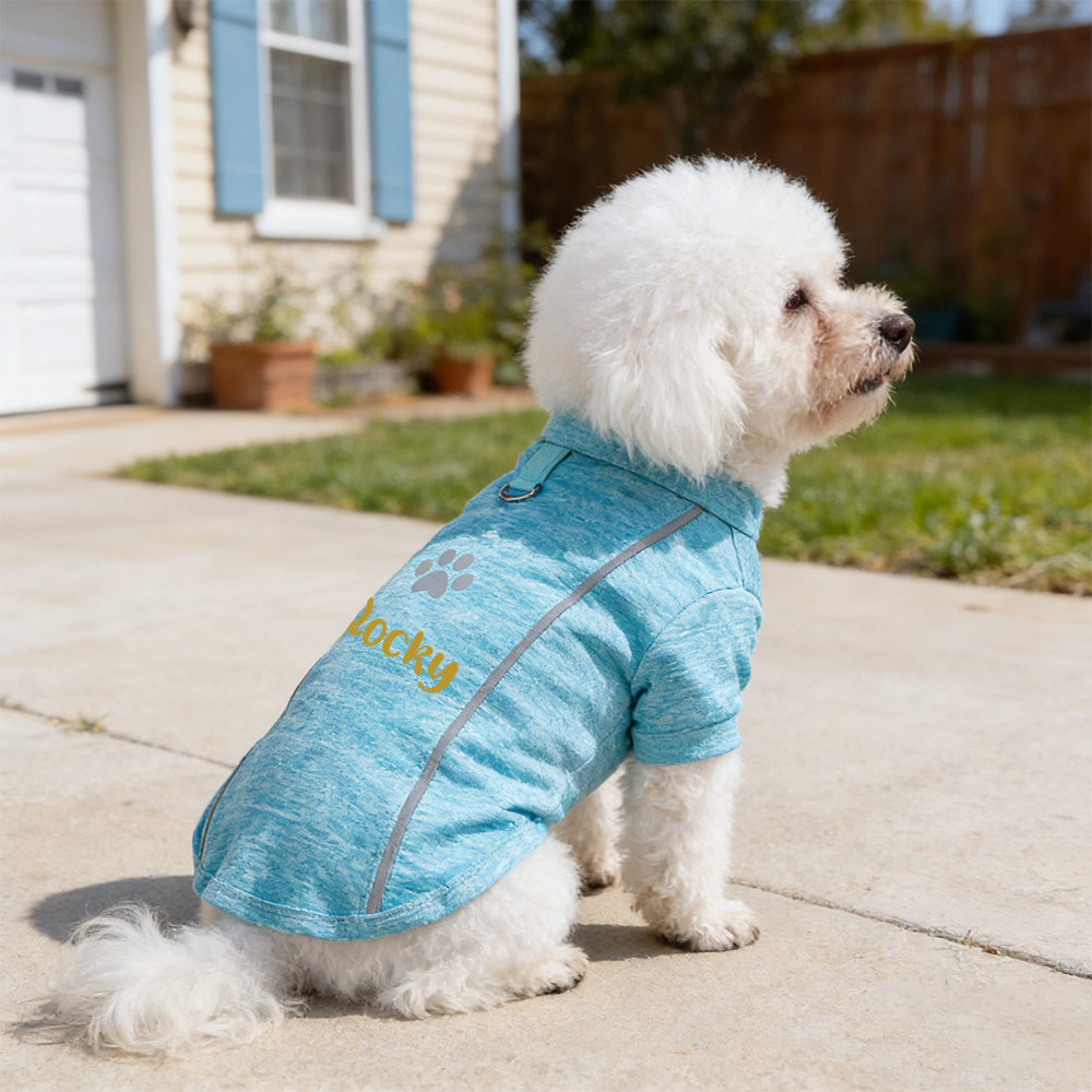 Personalised Summer Breathable Reflective Pet Shirt | inCloth88