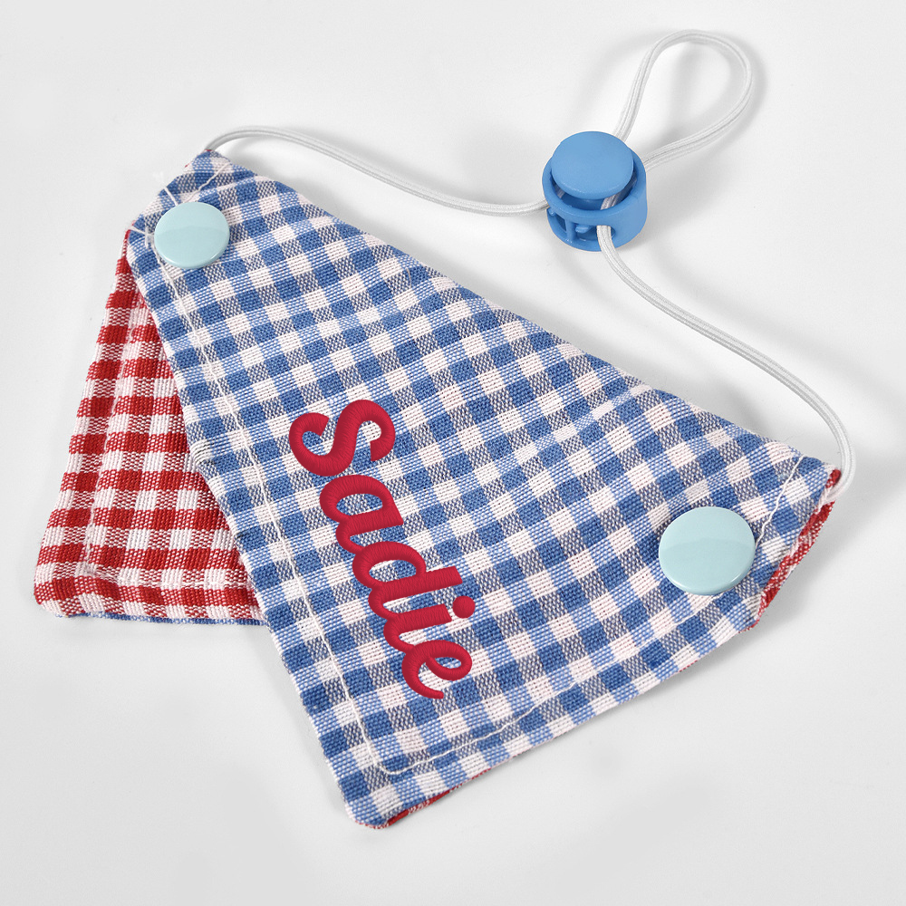 Personalized Embroidered Name Pet Bandana | inAccs51