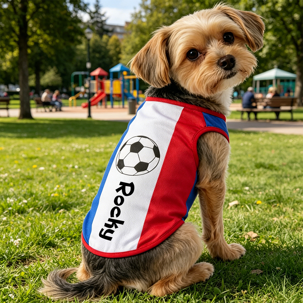 Personalized Pet Match Day Soccer Jersey | inCloth102