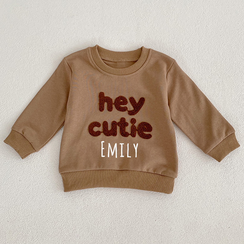 Personalized Kid Cozy Cute Pattern Crewneck Sweatshirt | inSweatshirt21
