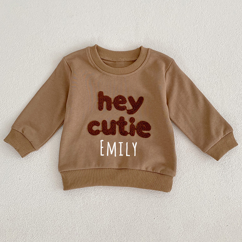 Personalized Kid Cozy Cute Pattern Crewneck Sweatshirt | inSweatshirt21