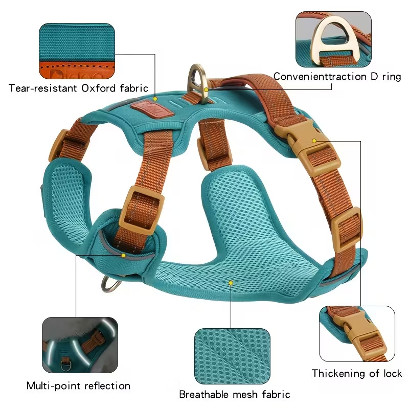 Personalized Pet Harness With Reflective Properties | inAccs58