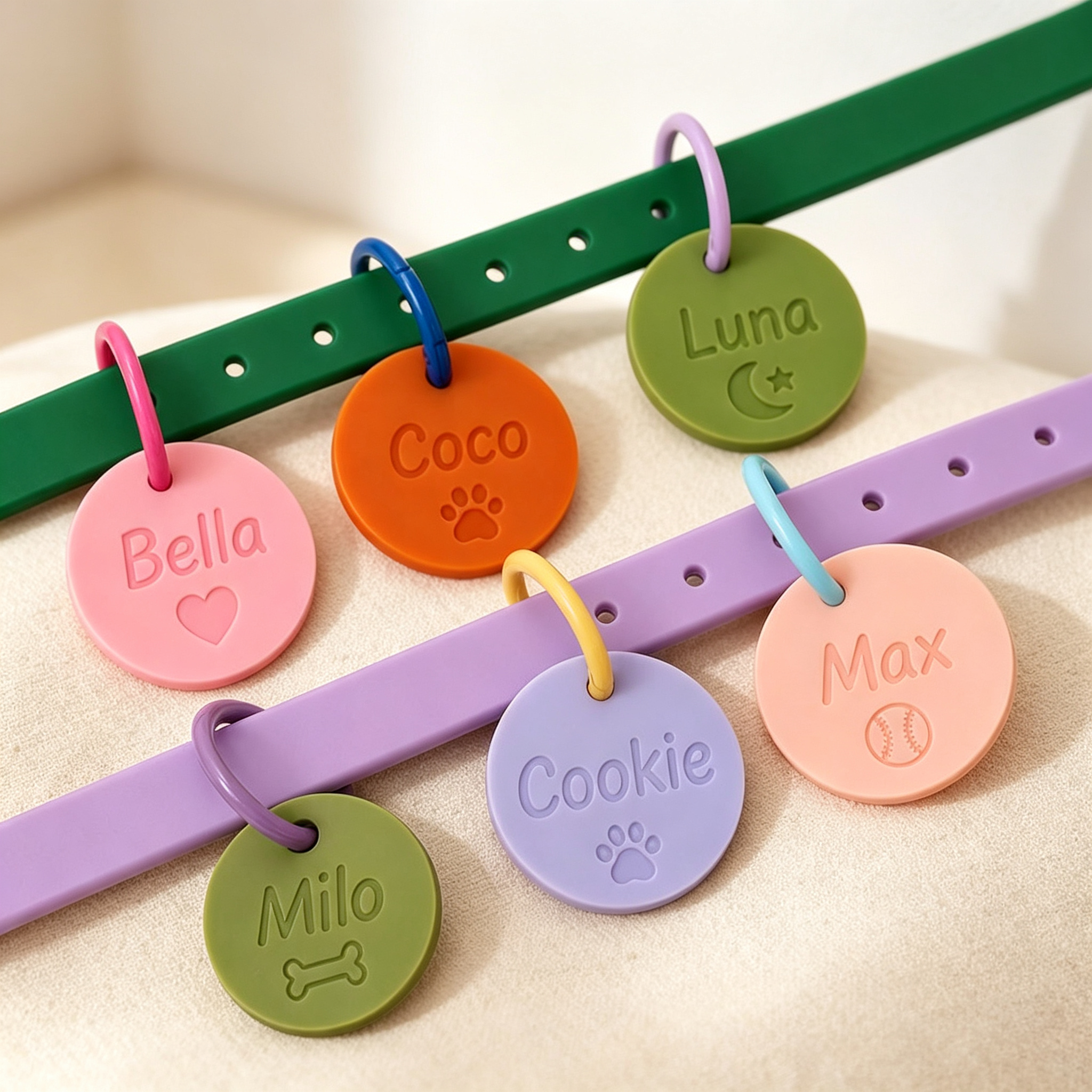 Personalized Name Pet Collar Pendant And Identification Tag | inAccs64