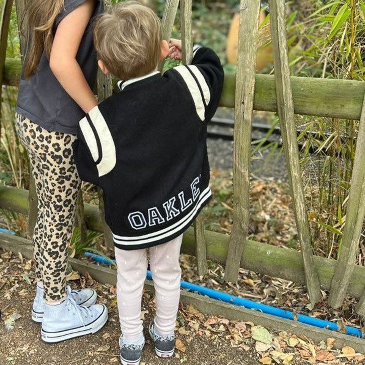 Personalized Hand Patch Kids Warm Basketball Jacket | inJacket14