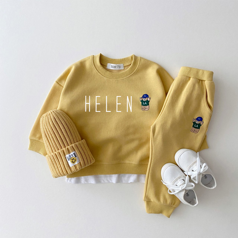 Personalized Kids Teddy Bear Set | inSet31 (Beanie and Shoes not included)