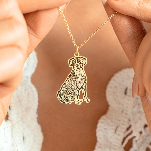 Personalized Pet Portrait Necklace | inAccs30