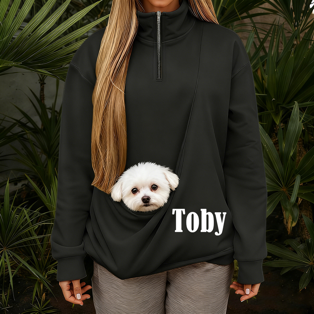 Personalized Name Cozy Pet Carrier Sweater | KKCloth332