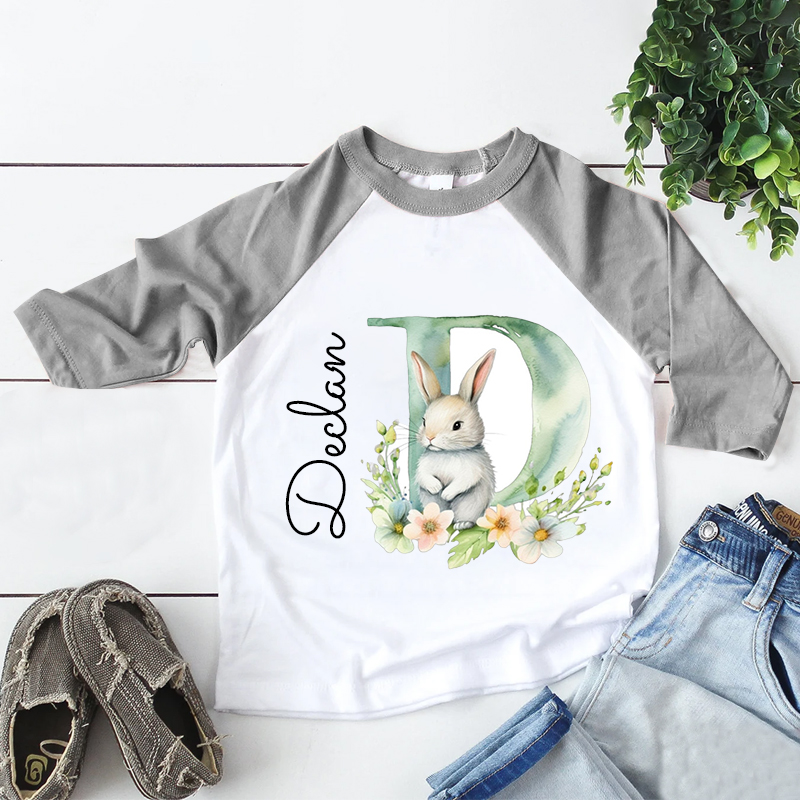 Personalized Kid Cozy Soft Bunny Sweatshirt | inSweatshirt50