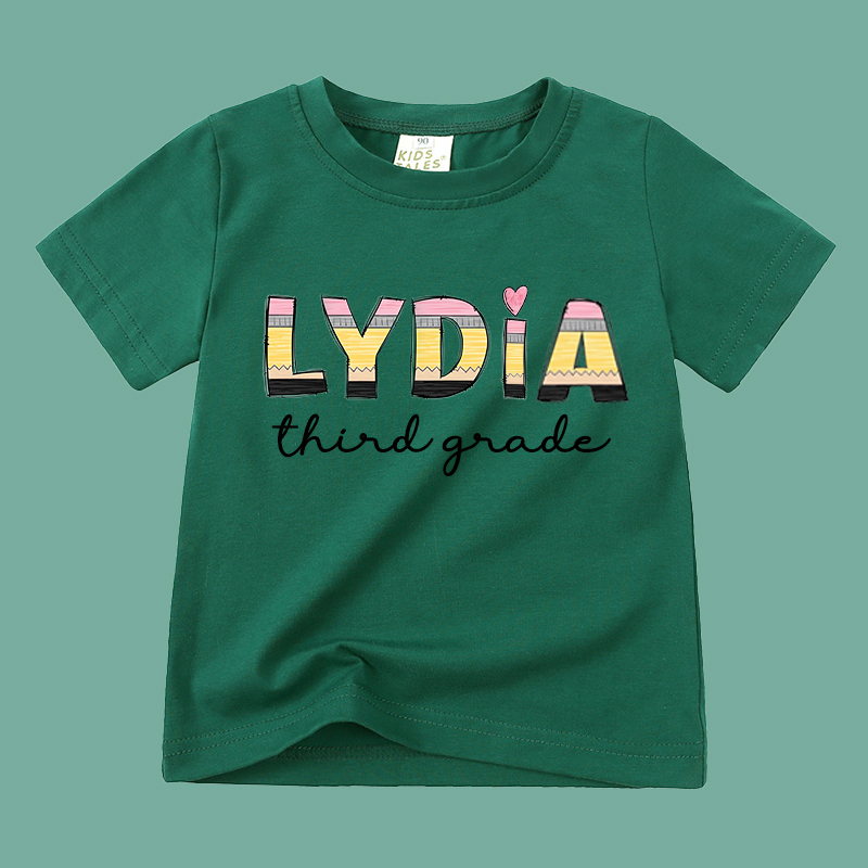 Personalized Kid Cozy Back to School T-Shirt | inTee10