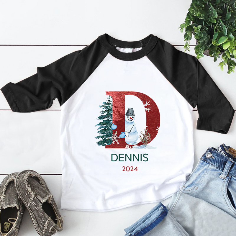 Personalized Kid Initial Cozy Soft Crewneck Sweatshirt | inSweatshirt71