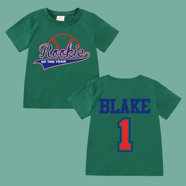Personalized Basketball Rookie Of The Year Birthday T-Shirt | inBirth10
