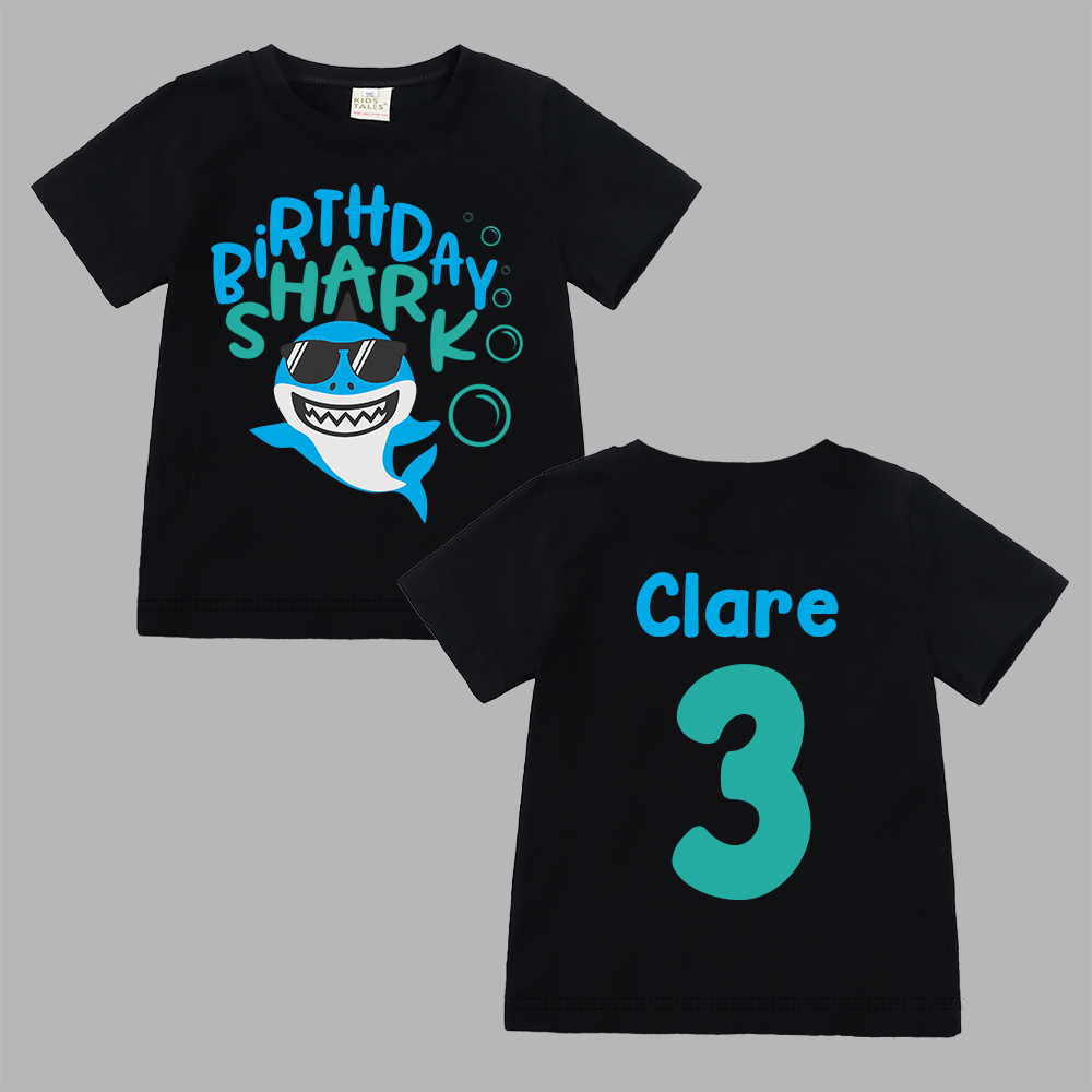 Personalized Shark Birthday T-Shirt | inBirth31