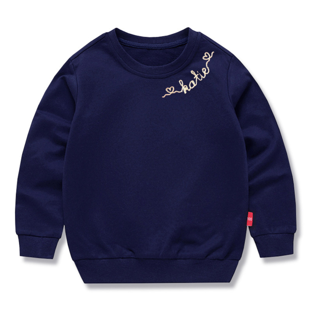 Personalized Embroidered Kids Valentines Sweatshirt | inSweatshirt88