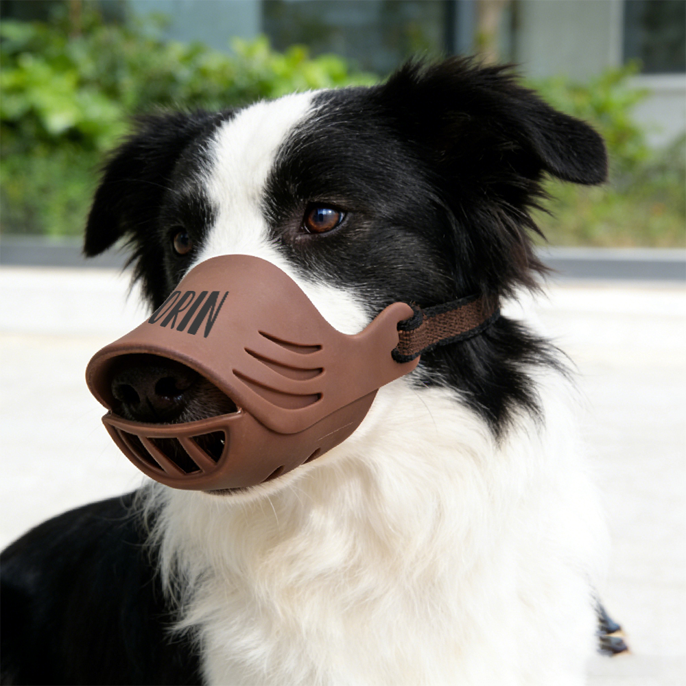 Personalized Silicone Dog Safe Anti-Biting Chewing Barking Muzzle | inAccs22