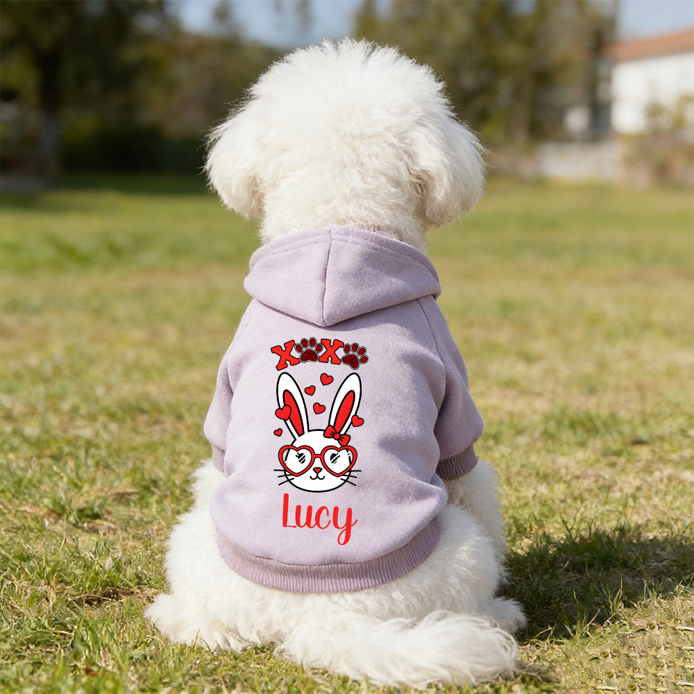 Personalized Name Easter Pet Bunny Hoodie | inCloth29