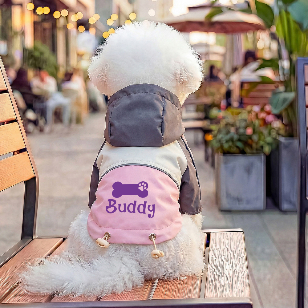 Personalized Name Pet Waterproof Jacket | inCloth54