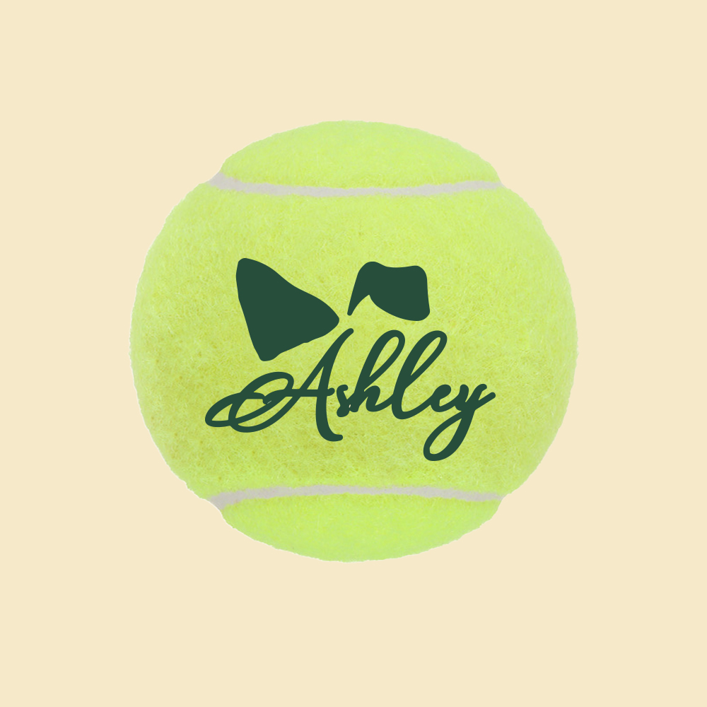 Personalized Name Pet Tennis Ball | inToy09